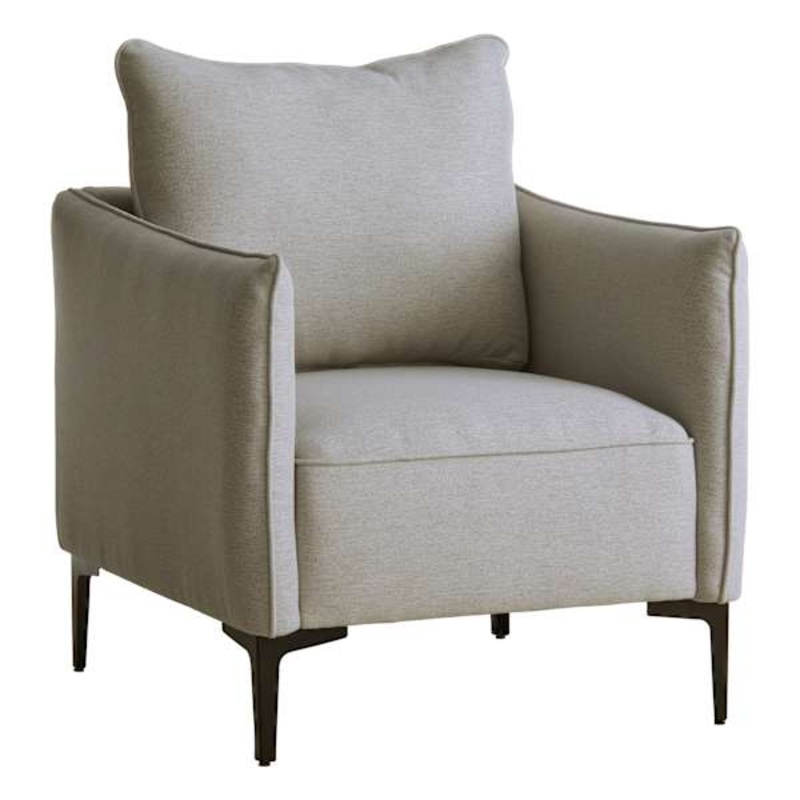 Crosby St. Ryan Accent Chair, Grey