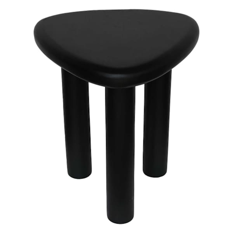 Trina Wooden Accent Table, Black