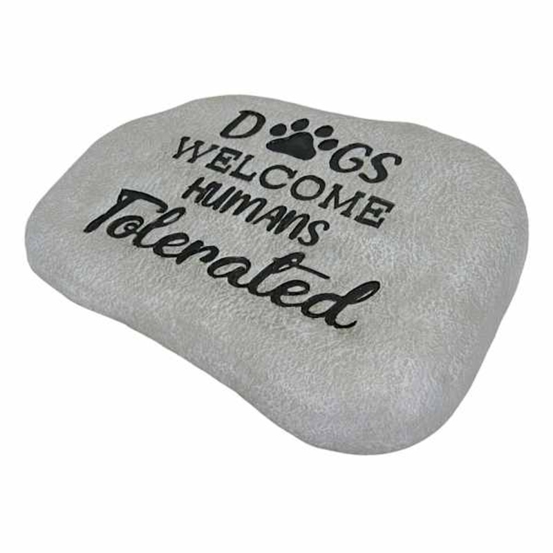 9 In Dogs Welcome Stone