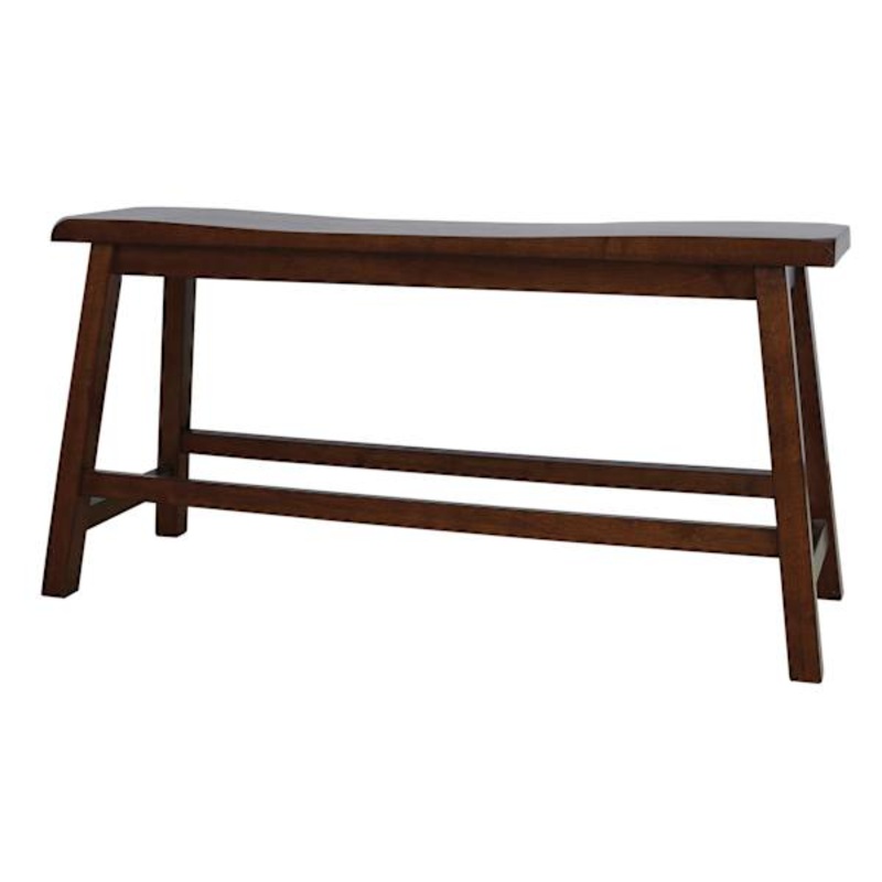 Saddle Bench, Walnut