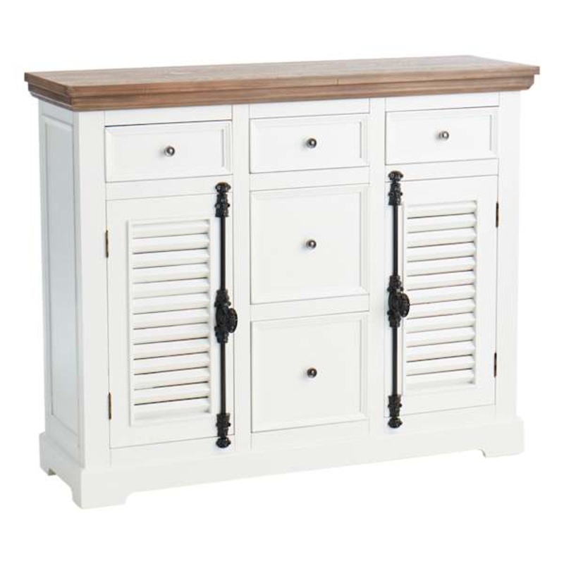 Sharon Media Cabinet, White