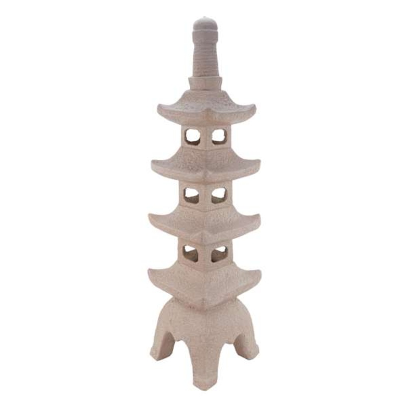 Tall Pagoda Outdoor Garden Statue, 45.4″