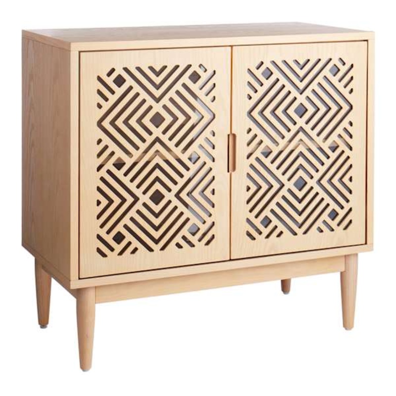 Tracey Boyd Elaina Wooden Cabinet, Natural