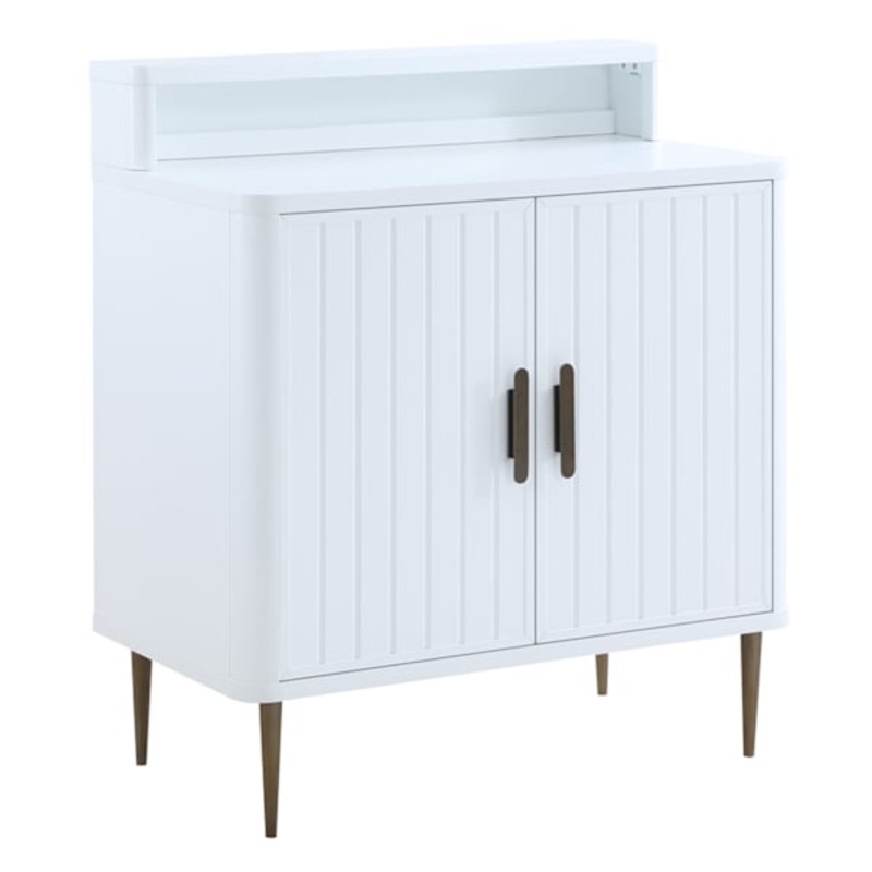 Tracey Boyd Ribbera Bar Cabinet, White