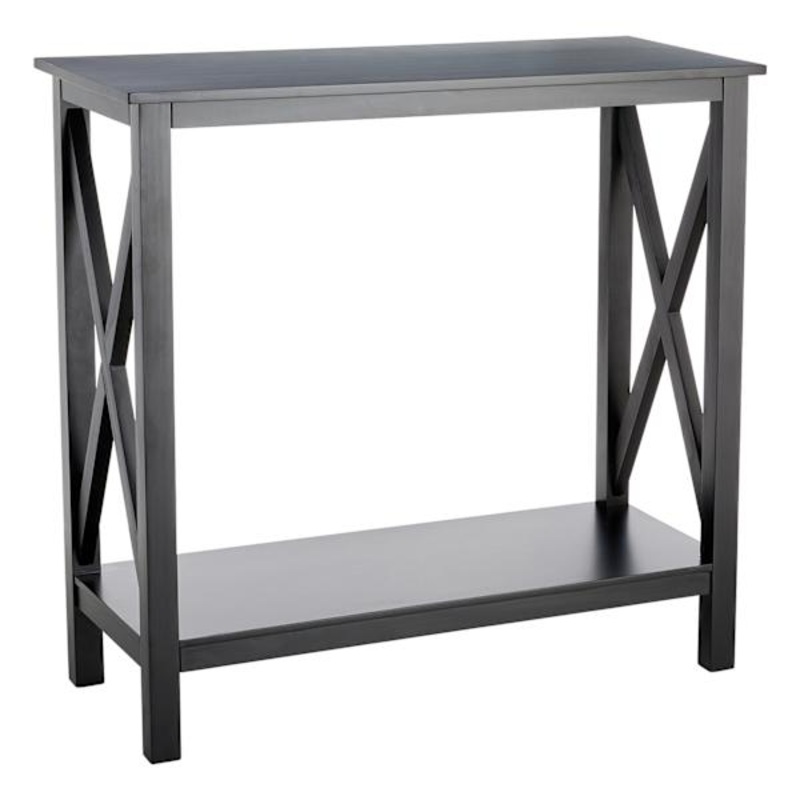 Xavier Black Console Table, 30″