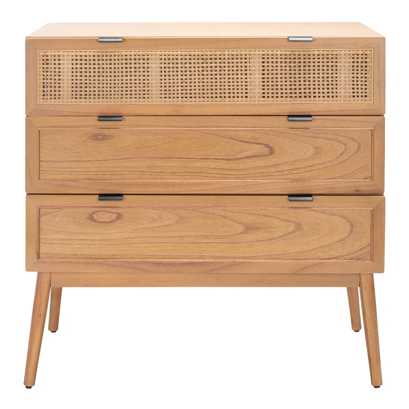 Sadie Small Natural Rattan And Wood Dresser