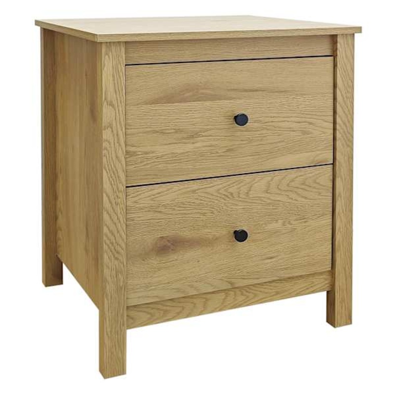 Taylor Wooden Nightstand, Honey Oak Finish