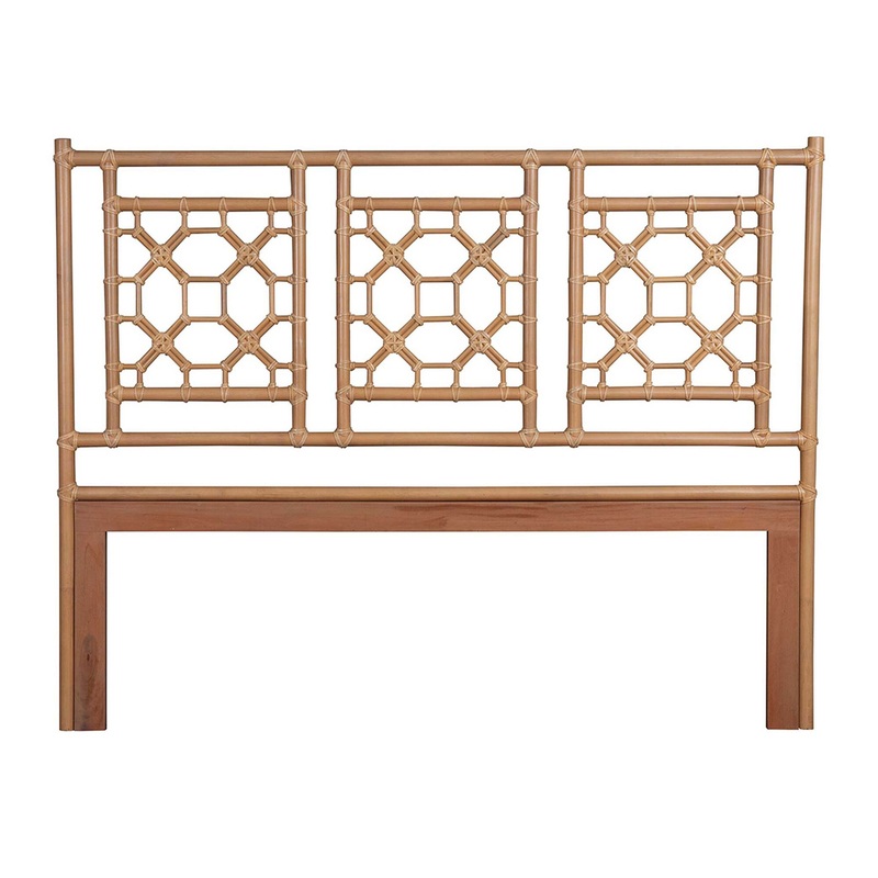 Westley Natural Rattan And Wood Headboard