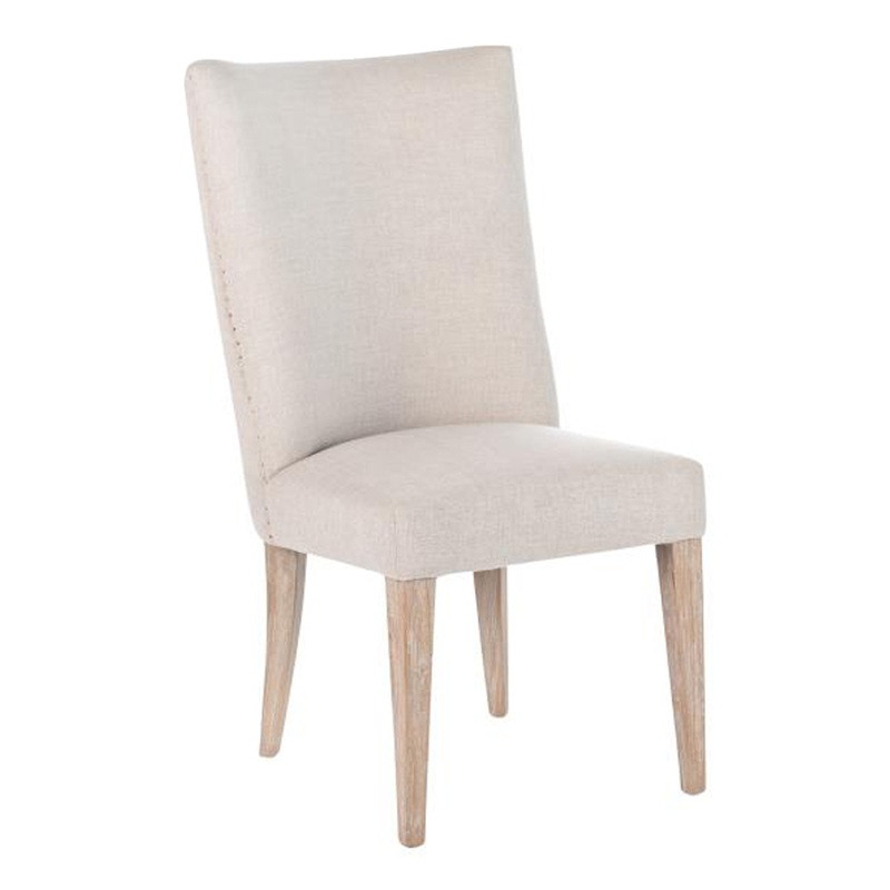 Alameda Natural Upholstered Dining Chair 2 Piece Set