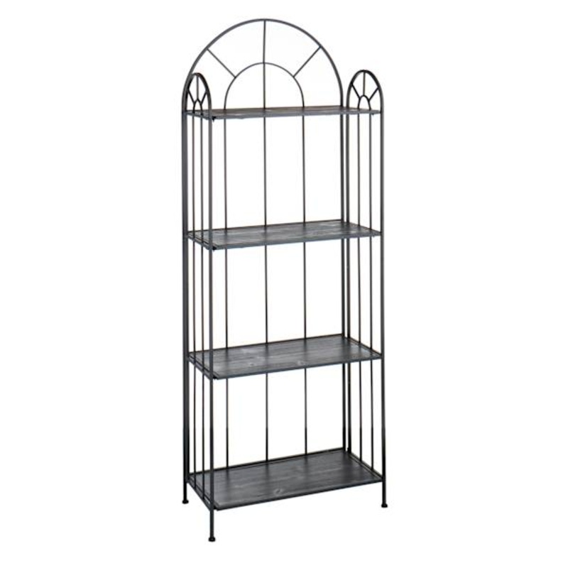 4-Tier Archer Bakers Rack, Black