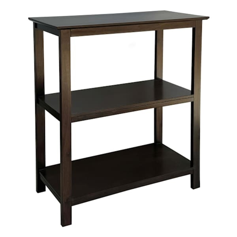 Thomas Wooden Shelf, Walnut Finish