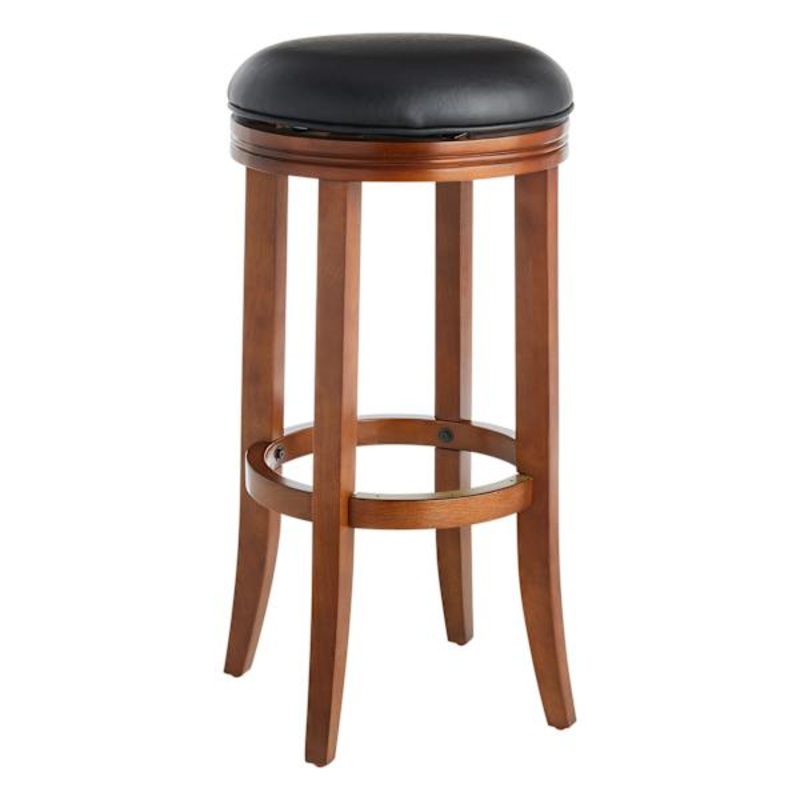 Victoria Backless Barstool, Walnut