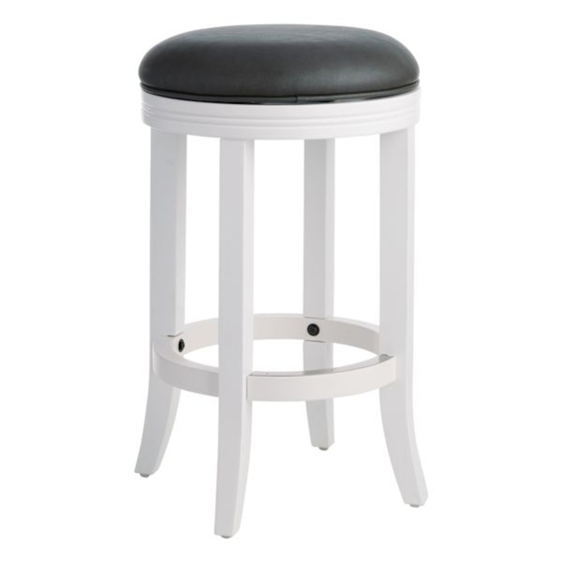 Victoria Backless Counter Stool, White