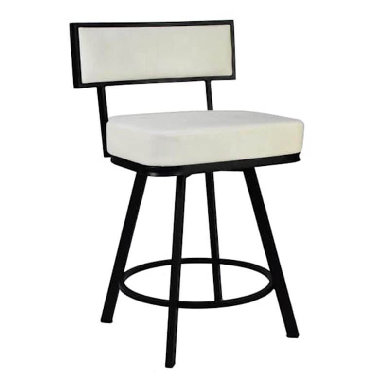 Zack Counter Stool, Ivory