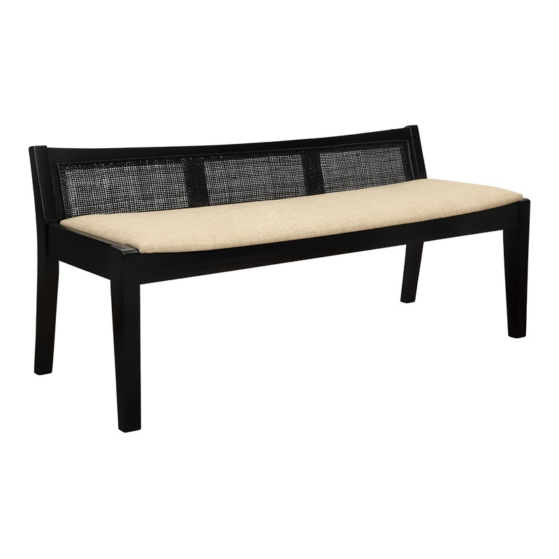 Abacos Rattan Cane Bench
