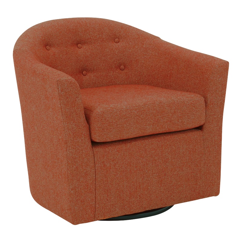 Albany Tufted Upholstered Swivel Chair