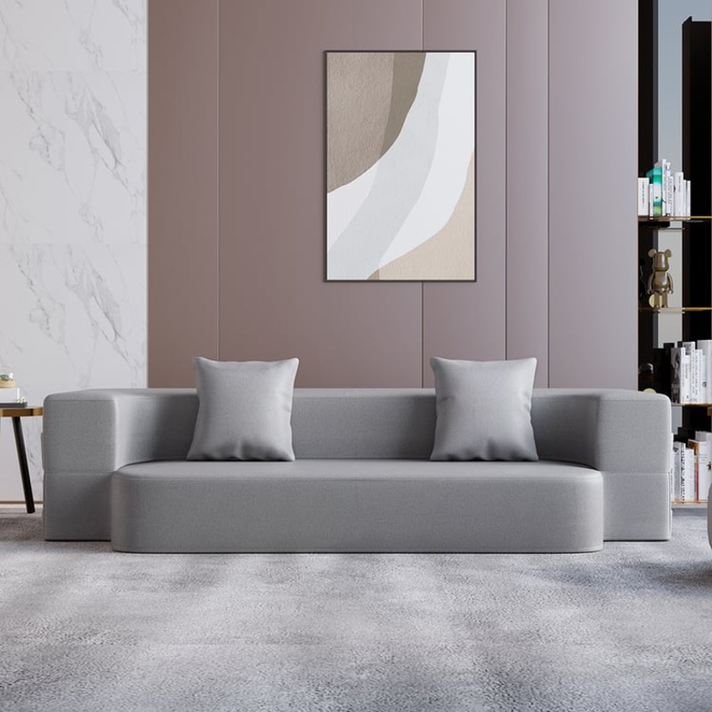 79″ Leath-aire Flip-Down Futon Bed 3-Seater