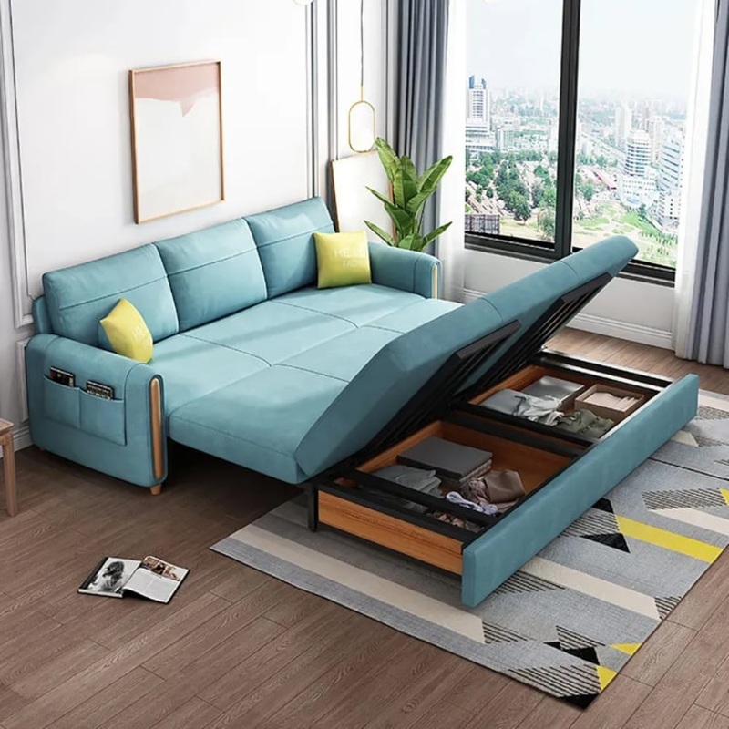 81″ Leath-aire Sleeper Sofa 3-Seater