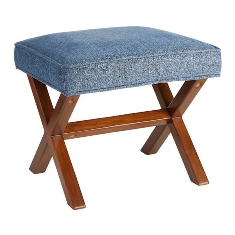 X-Base Ottoman, Blue