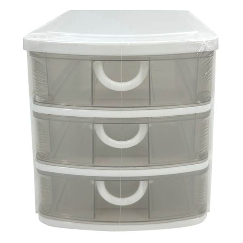 3-Drawer Mini Organizer, Black Pearl