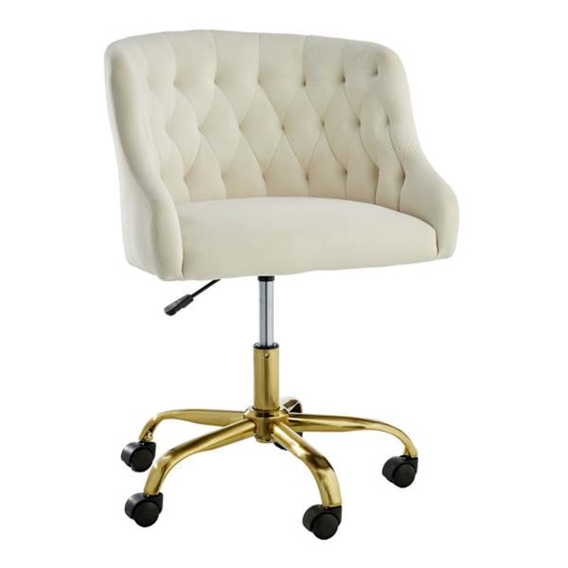 Sophia Office Chair, Cream