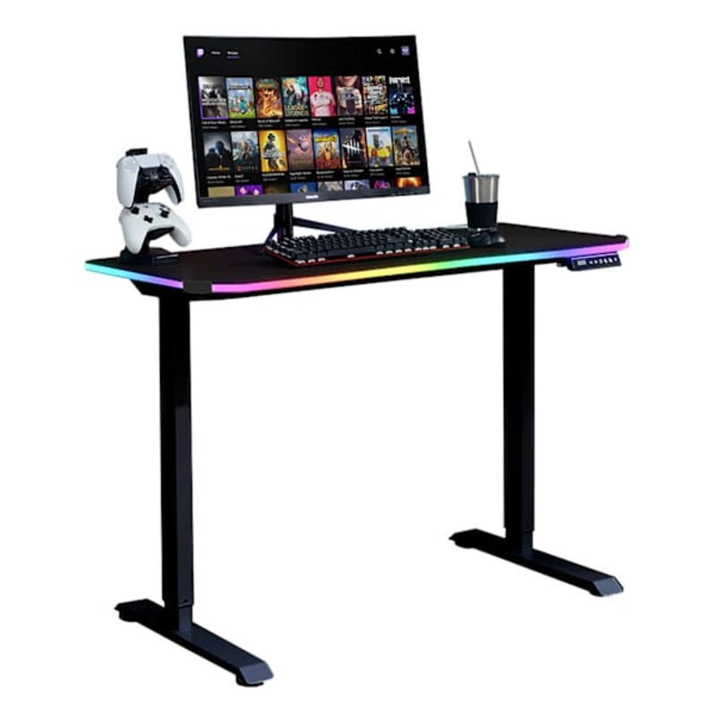 X-Rocker Aurora Gaming Desk, Extra Large