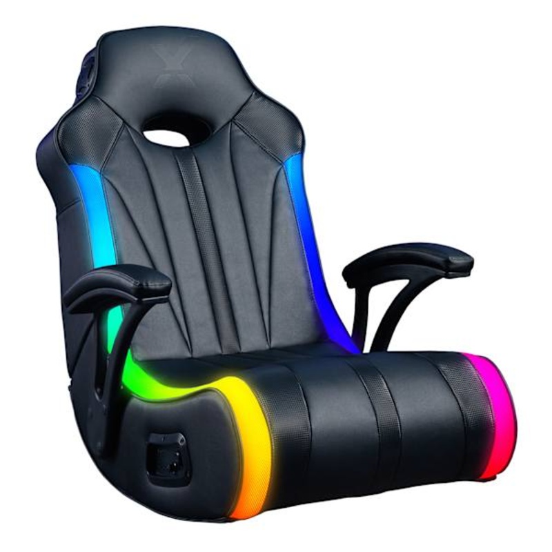 X-Rocker Spectre RGB Audio Floor Rocker, Black