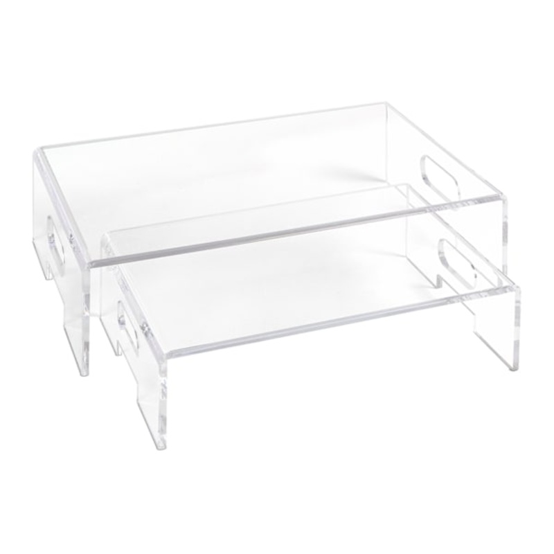 2-Piece Acrylic Computer Riser