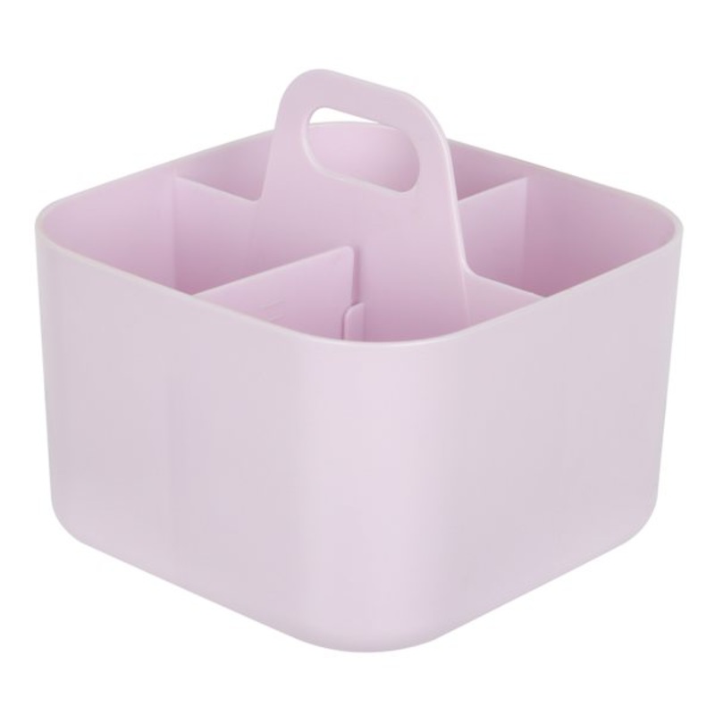 4-Compartment Office Caddy Organizer, Lavender