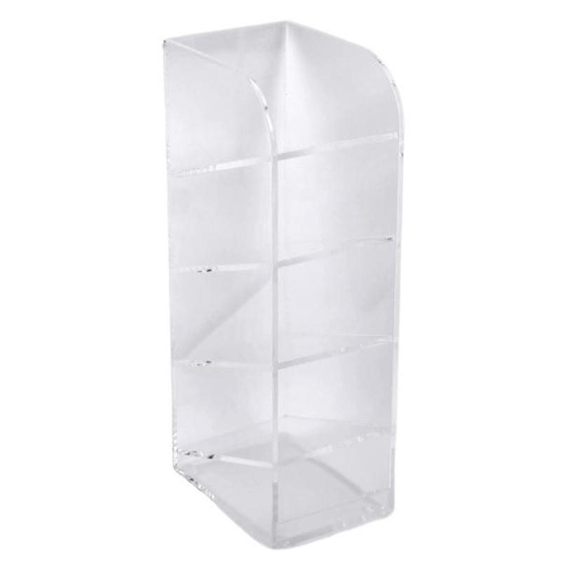 5-Compartment Acrylic Divided Pencil Holder