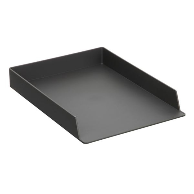 Stackable Document Tray, Black Pearl