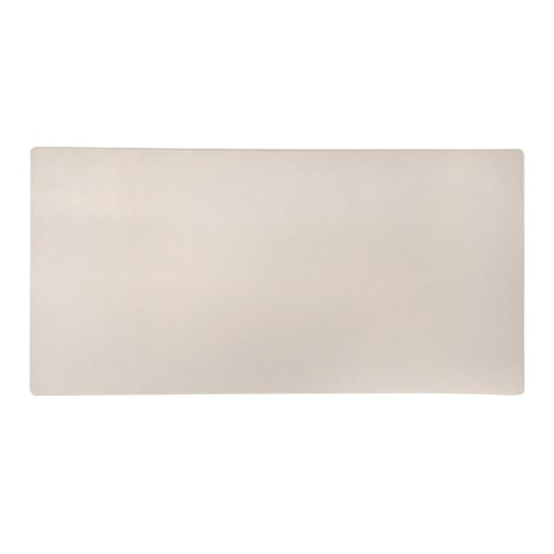 Tan Faux Leather Desk Pad, 31×15.5