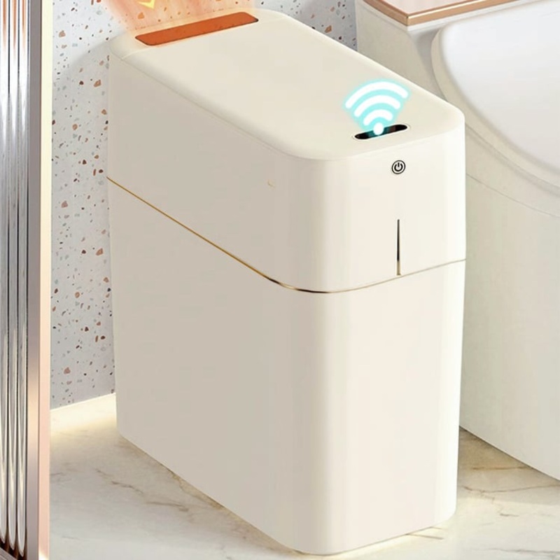 Smart Touchless Trash Can Automatic Packing Motion Sensor Garbage Bin with Light Charge