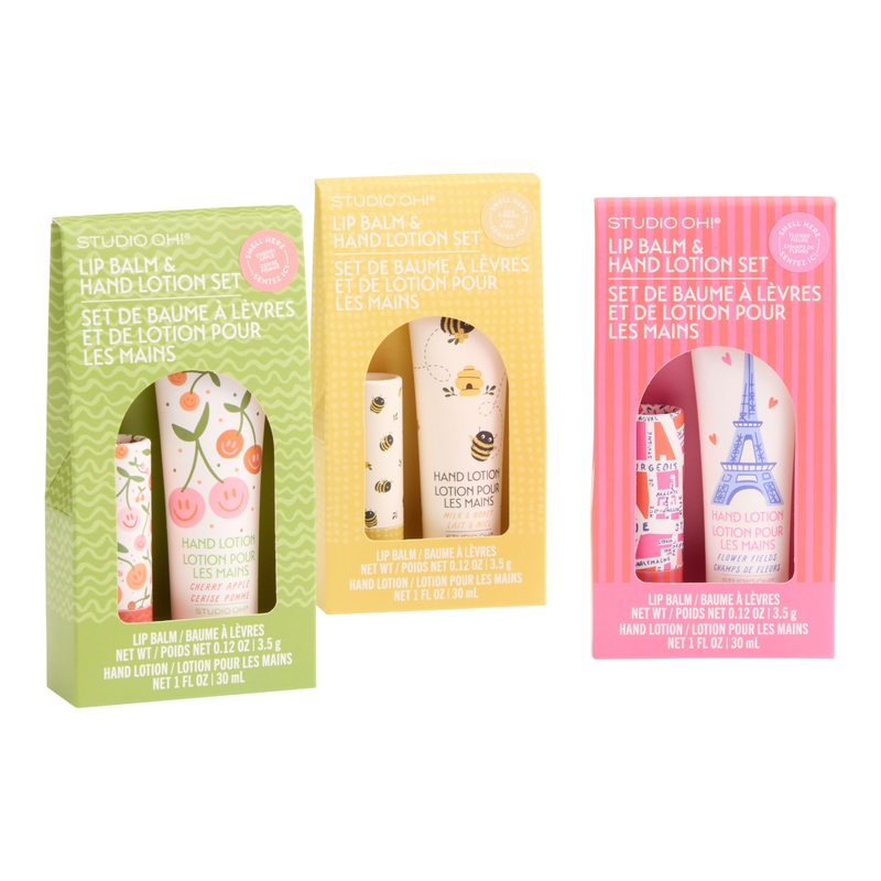 Studio Oh Lip Balm and Hand Lotion Set 2 Piece