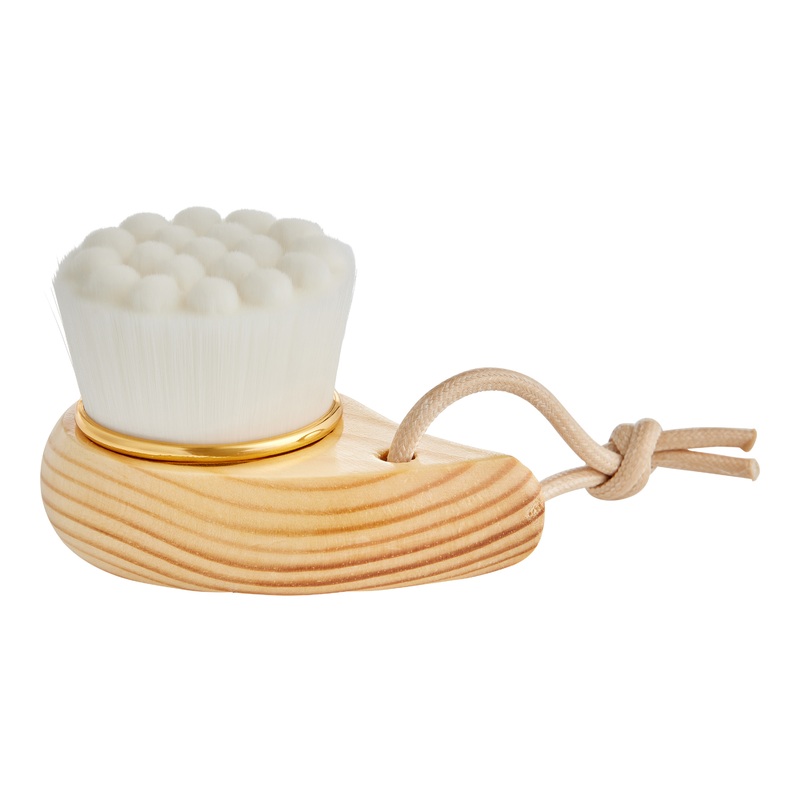Wood Ergonomic Facial Brush