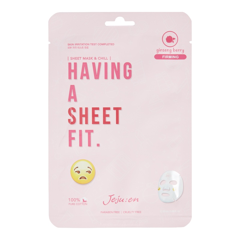 Sheet Fit Firming Korean Beauty Face Mask Set Of 2