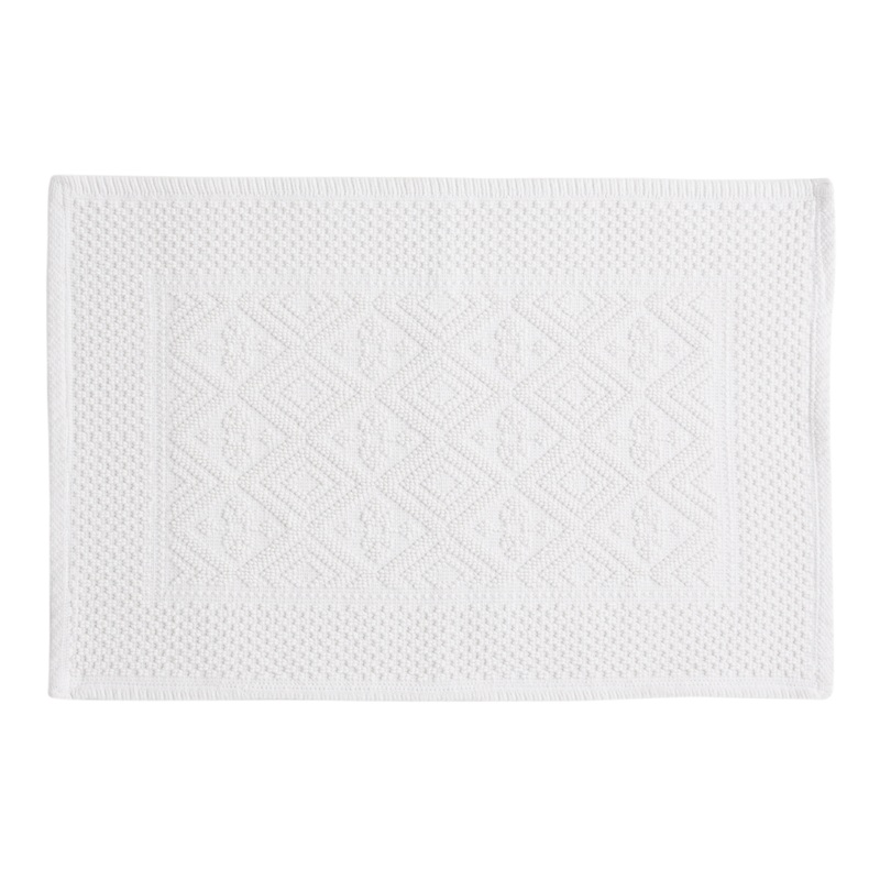 Woven Diamond Bath Mat