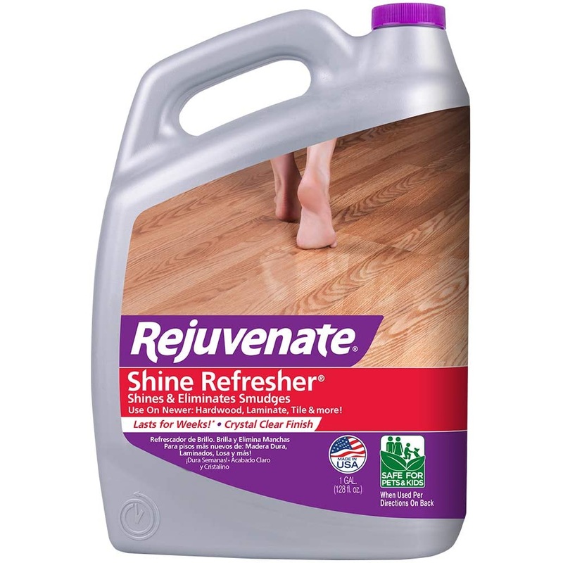 Rejuvenate Shine Refresher Hardwood Polish Restorer Removes Scratches 128oz
