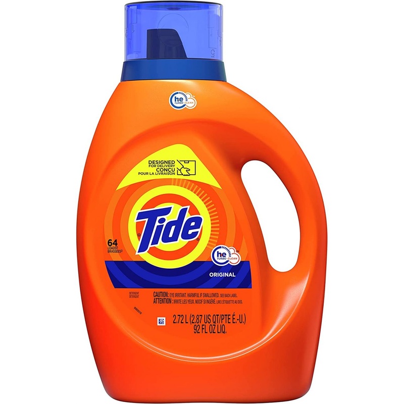 Tide Liquid Laundry Detergent Soap, High Efficiency, Original Scent, 64 Loads