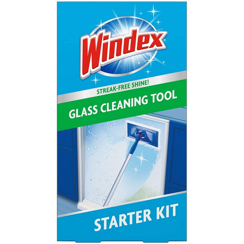 Windex Outdoor All-In-One Glass and Window Cleaner Tool Starter Kit