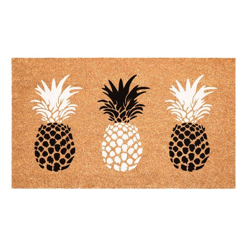Calloway Mills Pineapple Trio 17 in. x 29 in. Multi Indoor/Outdoor Doormat 113981729