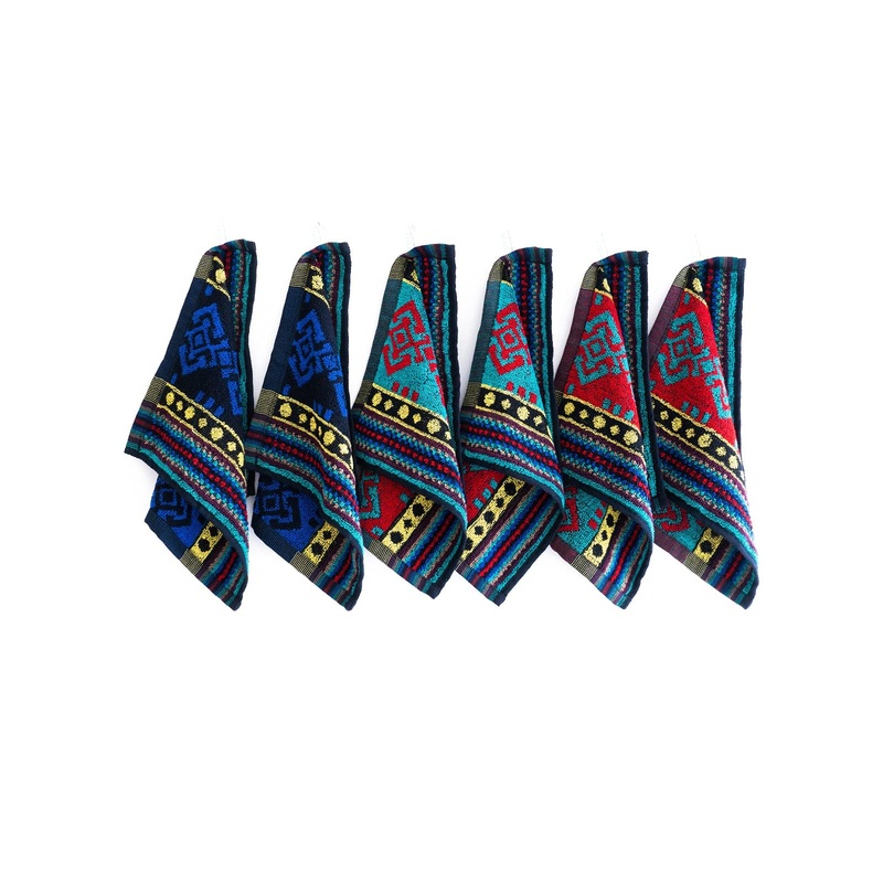 6 PIECES DARK TERRY CLOTH WASH CLOTHS FACE TOWEL SOAP RAG WASH BLANKET 25X25CM