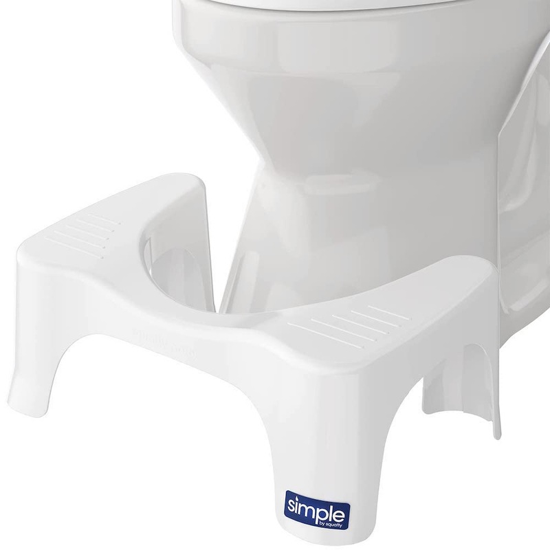 Squatty Potty Simple Toilet Stool White 7″