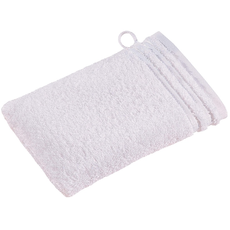 Vossen Calypso Feeling washcloth 22 x 16 cm white