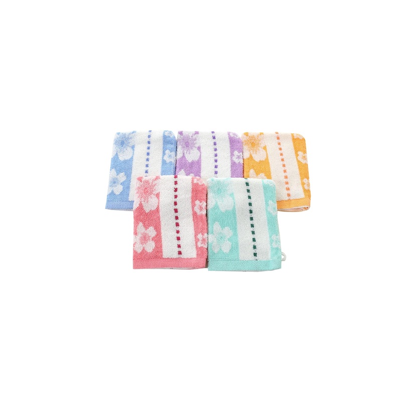 YSN 10 PIECE Fluffy TERRY WASH CLOTH WASH GLOVE FACE TOWEL SOAP RAG WASH STAIN Flowers