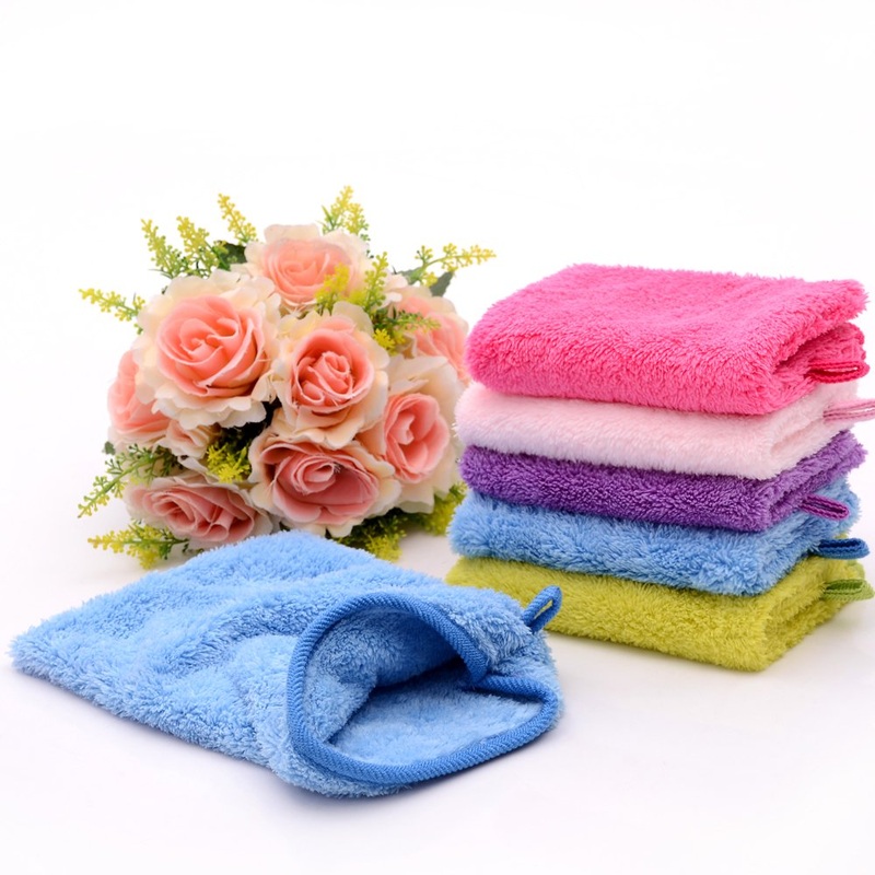 YSN Home Collection YSN102 – High -quality washing gloves – 16 x 22cm – 4 pieces Premium quality – Mixed colors – Extra soft – 80% polyester 20% polyamide