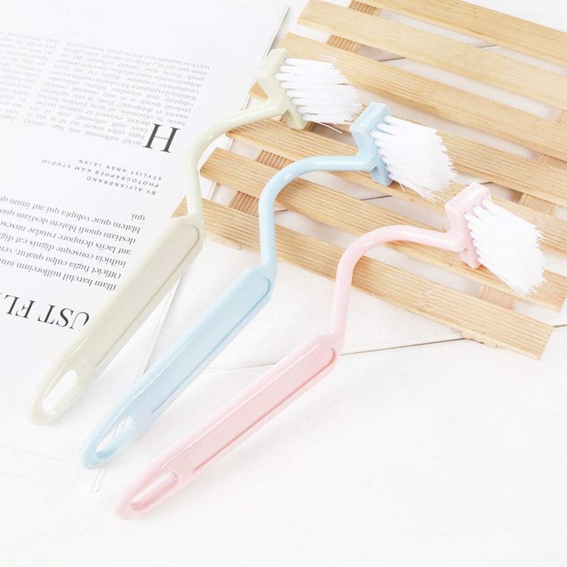 Toilet for Rim Edge Brush Bow Curved Flush Brush Bathroom Suppl Toilet Bowl Brush and Holder