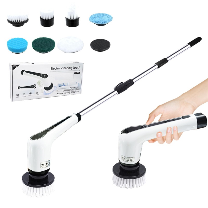 Wireless Motorized Brush Multifunctional Household Crevices Brush Floor Kitchen Room Tool for Toilet Kitchen Gadget