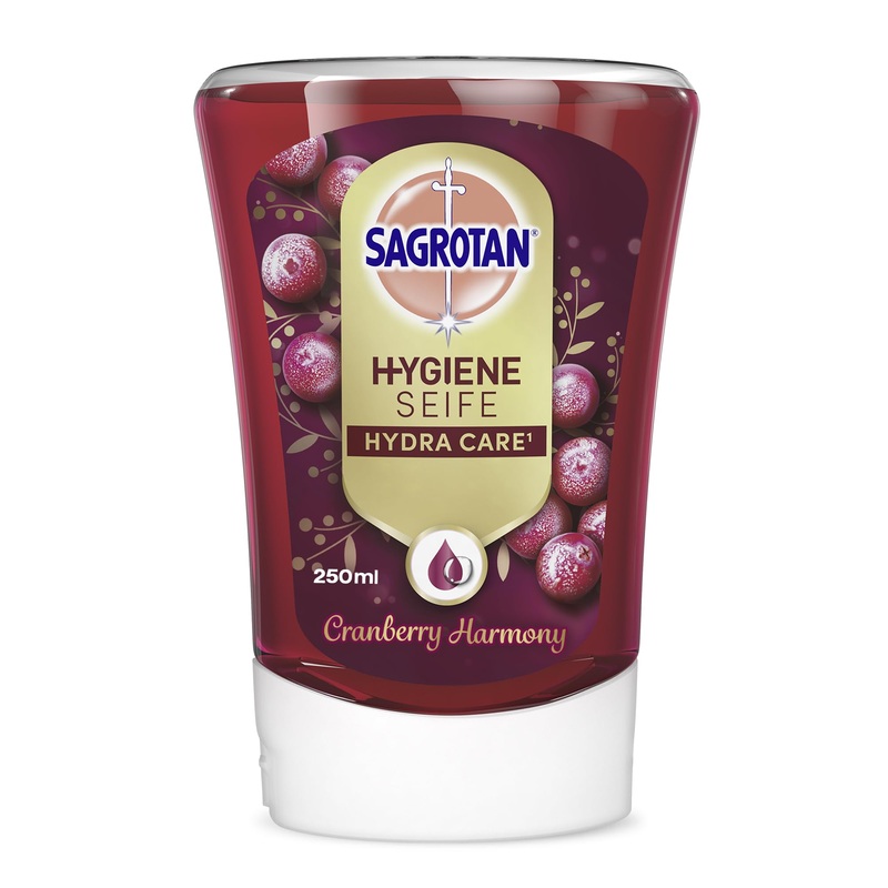Sagrotan NO-Touch Nachf ller Cranberry Edition-for automatic soap dispensers-5 x 250 milliliters of hand soap in the practical advantage pack of fresh 250 ml (5-pack)