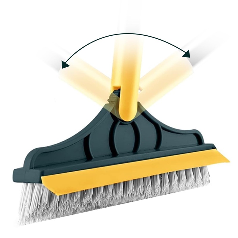 Scrub Brush with Long Handle 2 in 1 Cleaning Scrub Brush Shower Brush for Cleaning Floor Scrub Brush